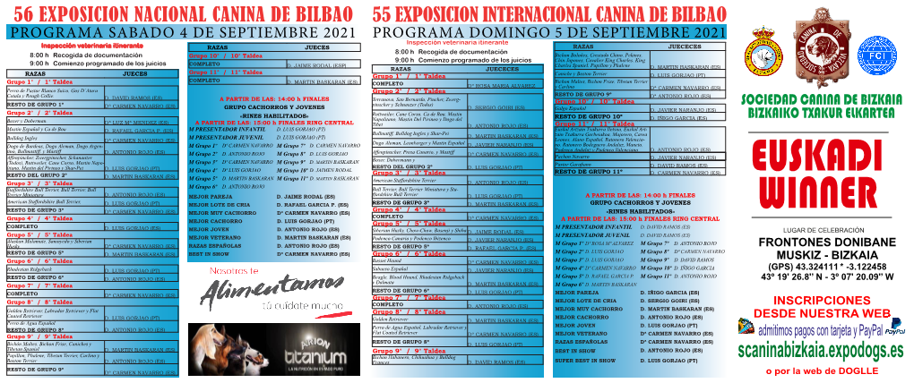 55 Exposicion Internacional Canina De Bilbao