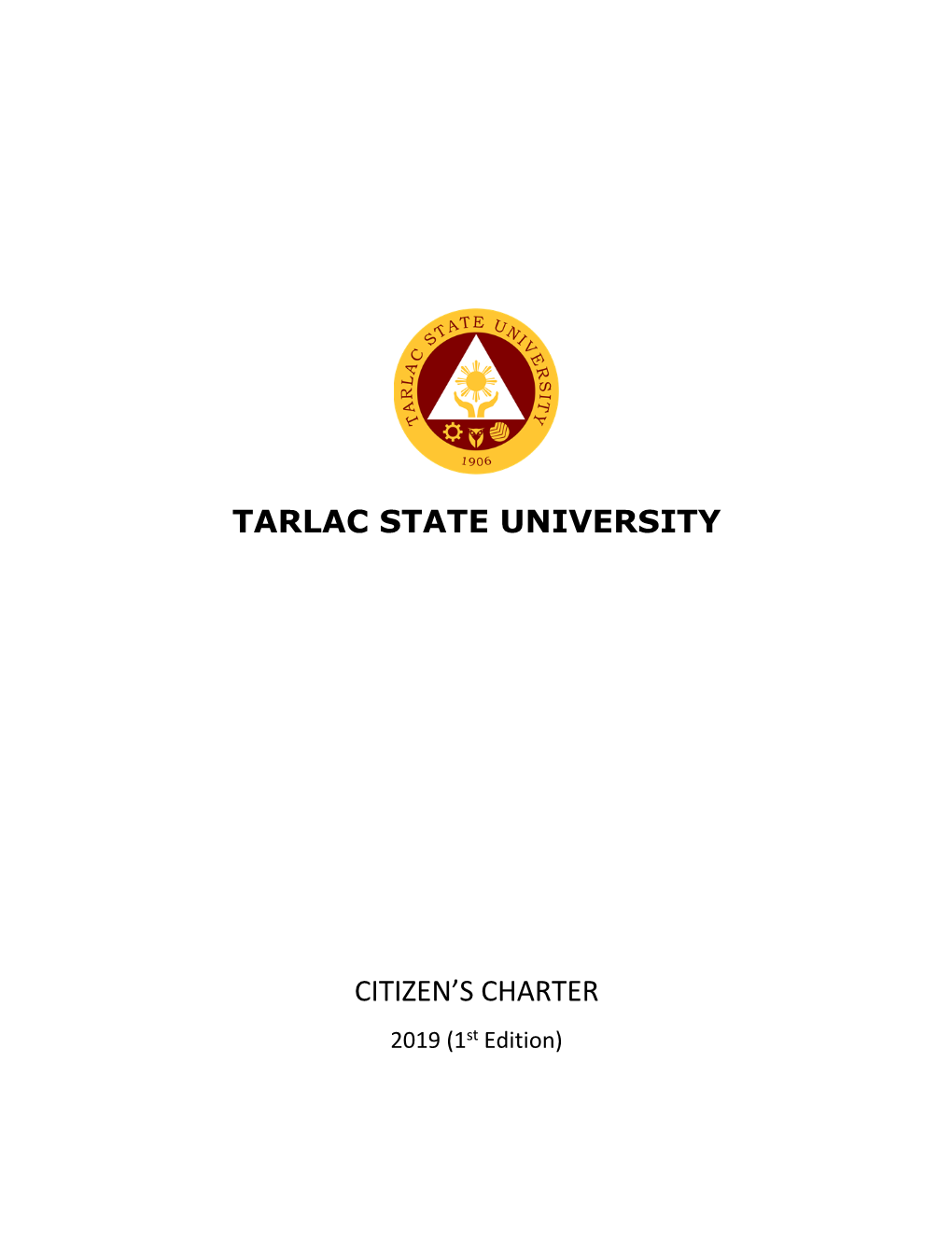 Citizen's Charter 2019