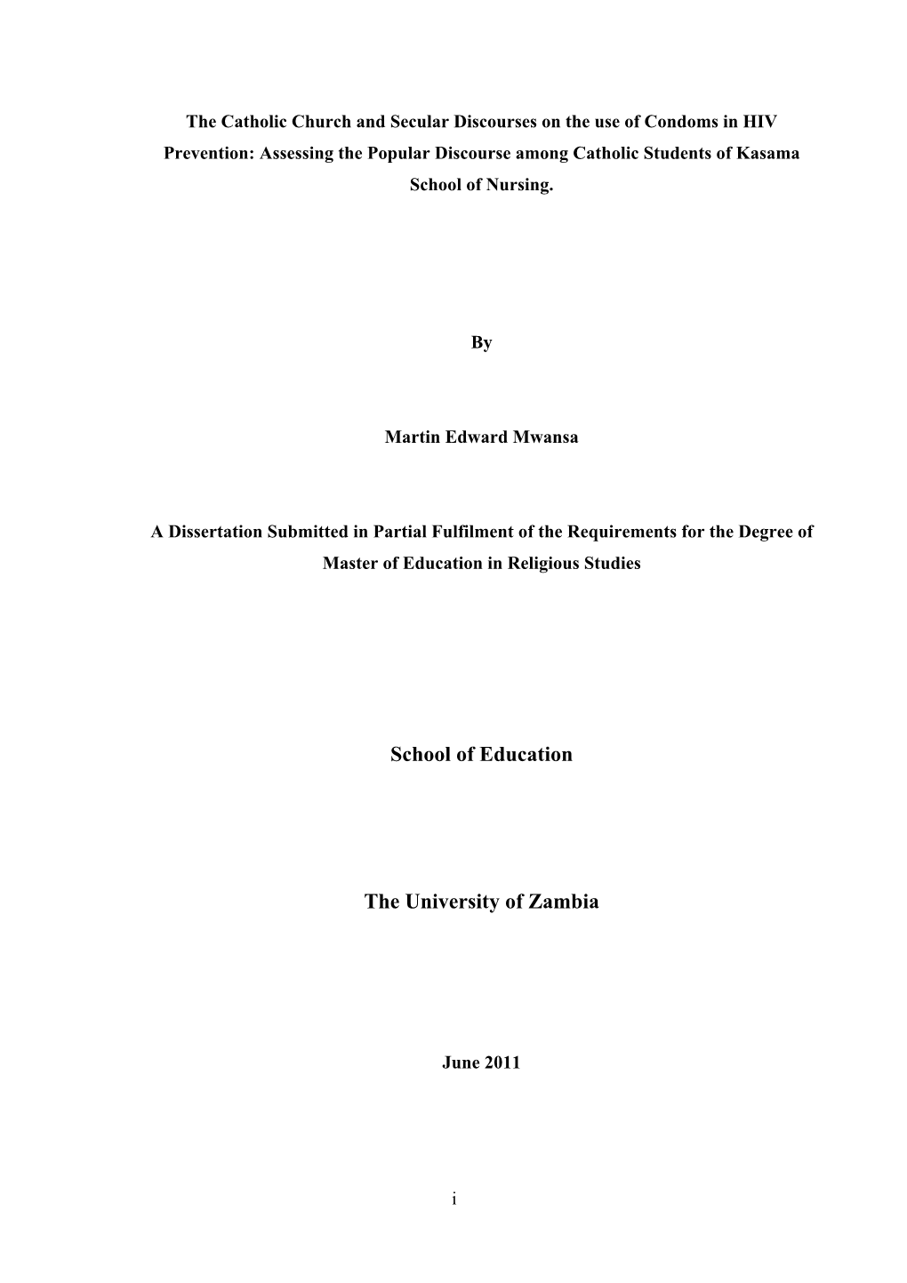 Final Dissertation