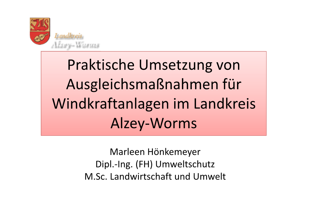 Rheinland-Pfalz Landkreis Alzey-Worms