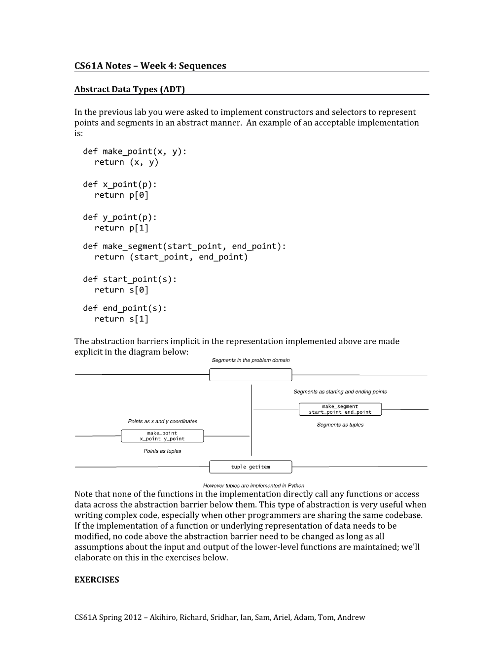 Abstract Data Types (ADT)