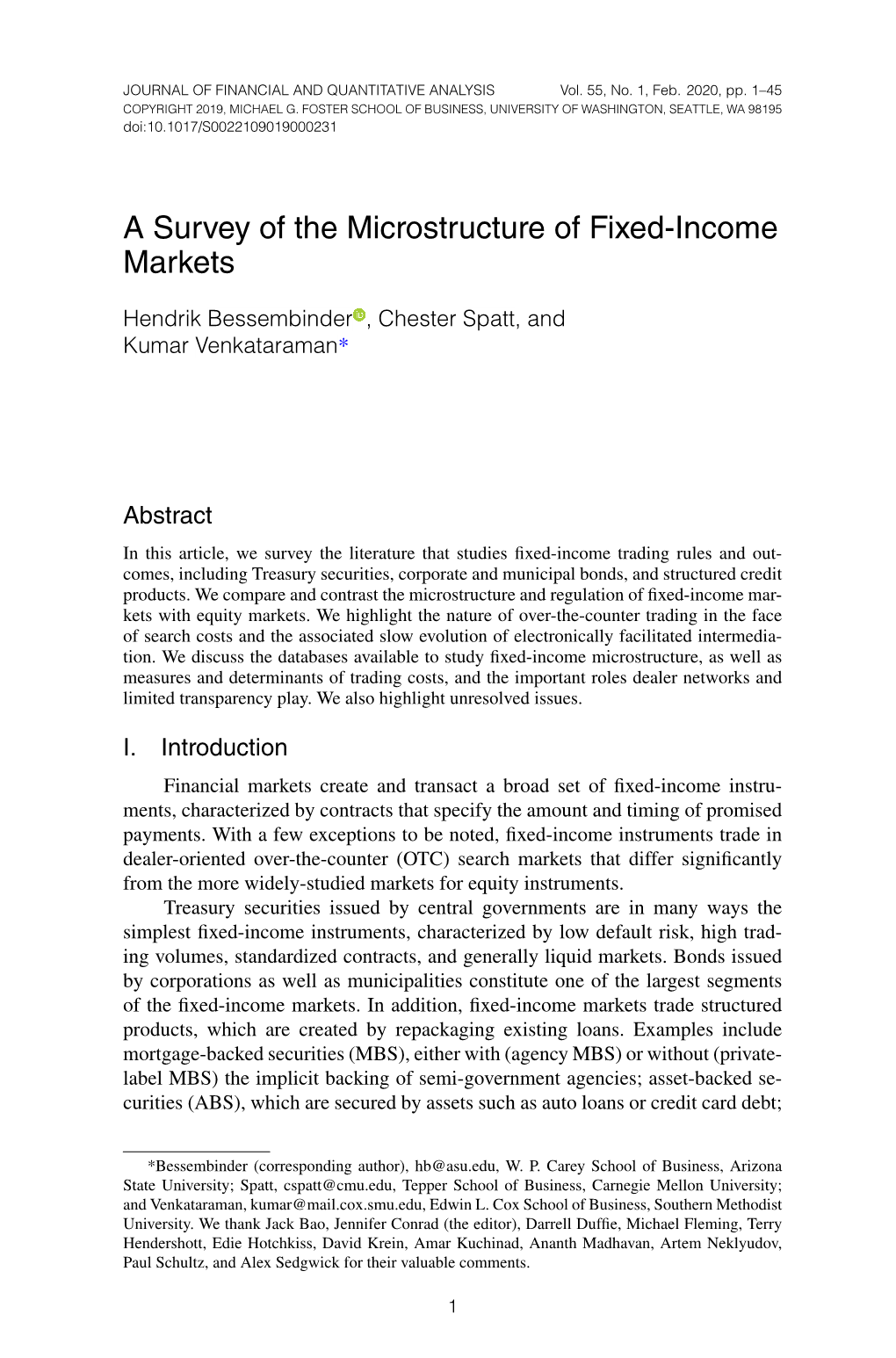 A Survey of the Microstructure of Fixed-Income Markets