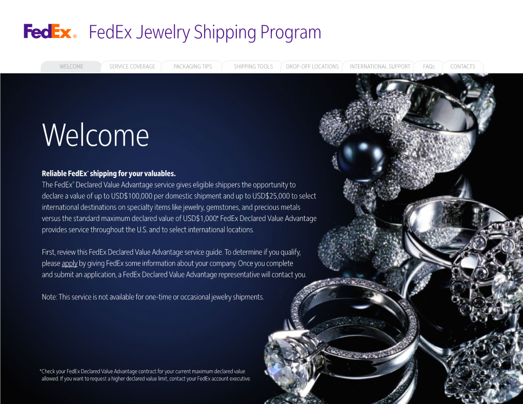 Fedex Jewelry Shipping Program