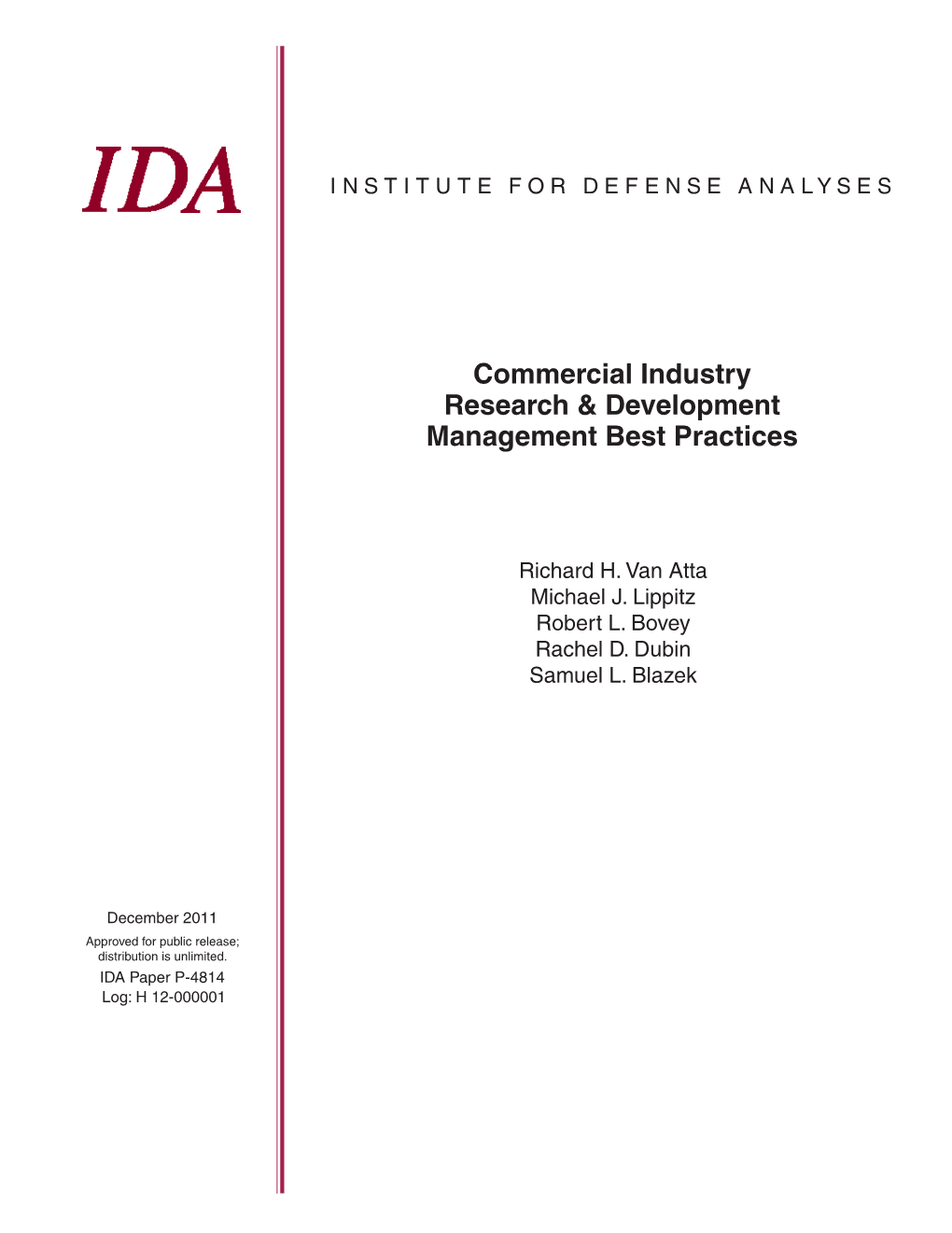 Commercial Industry Research and Development Management Best