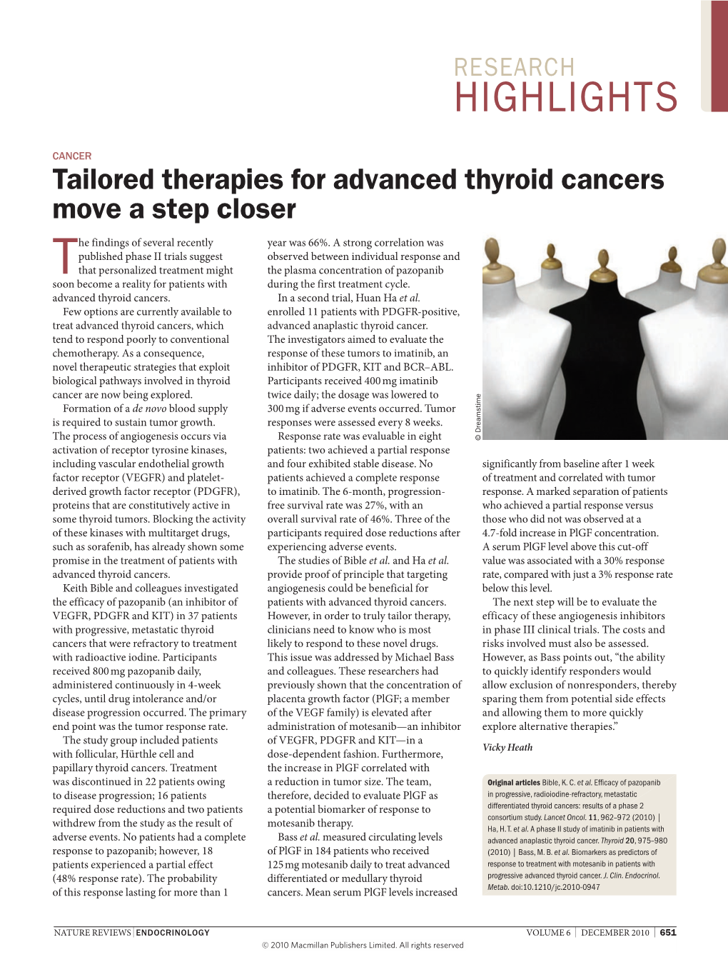 Tailored Therapies for Advanced Thyroid Cancers Move a Step Closer