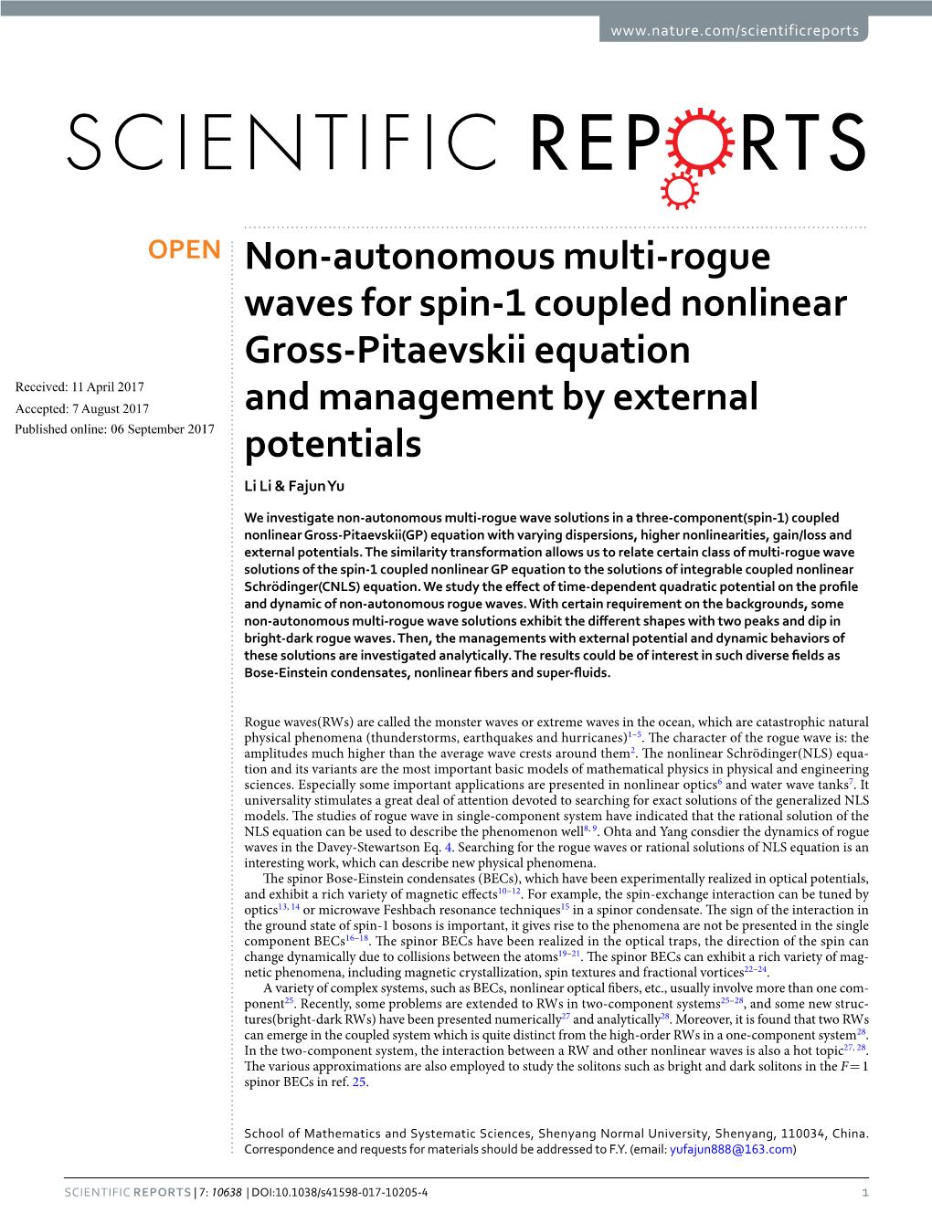 Non-Autonomous Multi-Rogue Waves for Spin-1 Coupled Nonlinear Gross