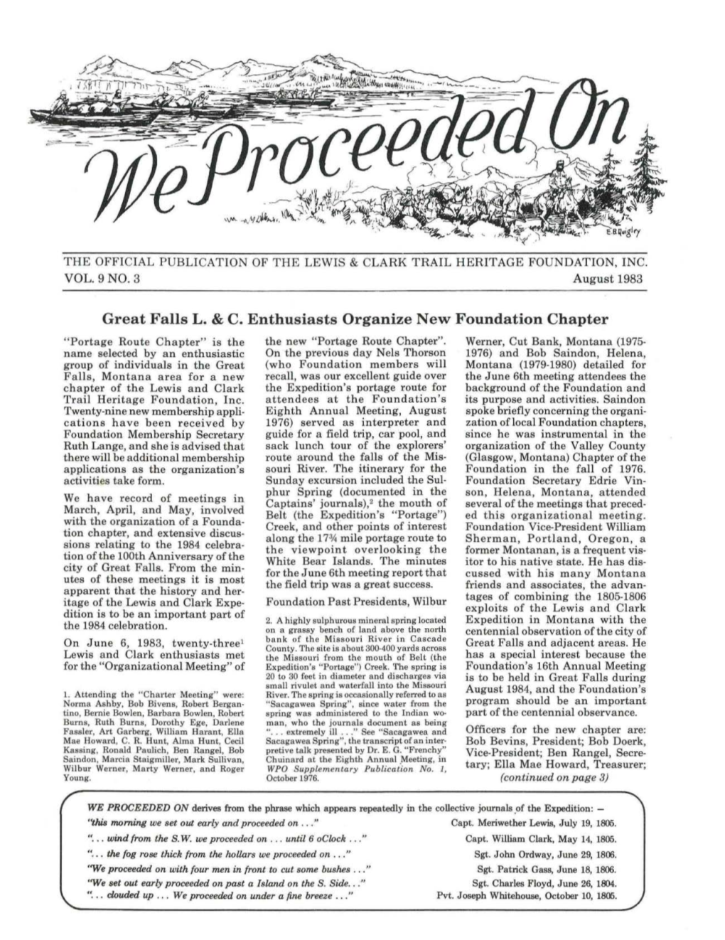 August 1983, Vol. 9 No. 3