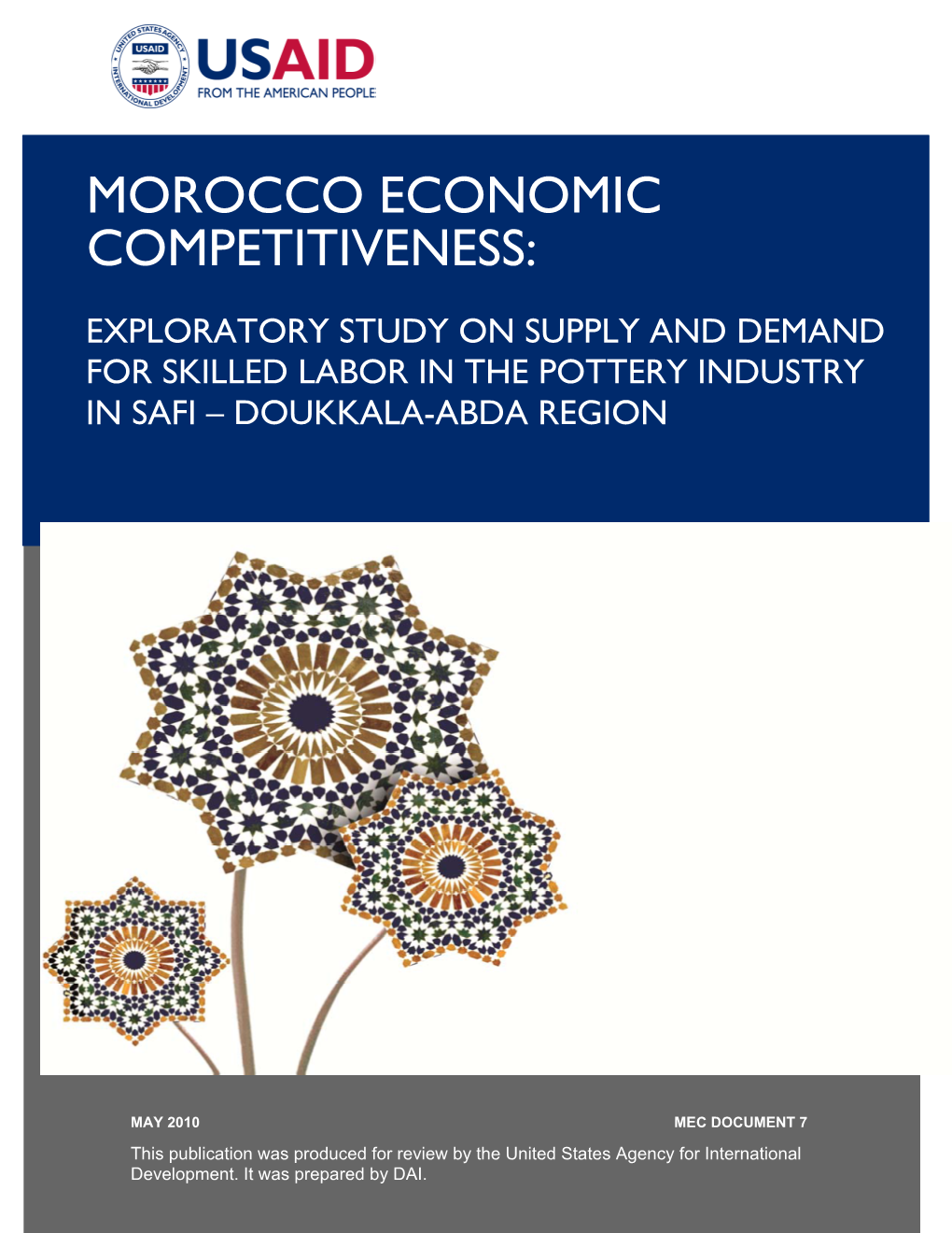 Morocco Economic Competitiveness