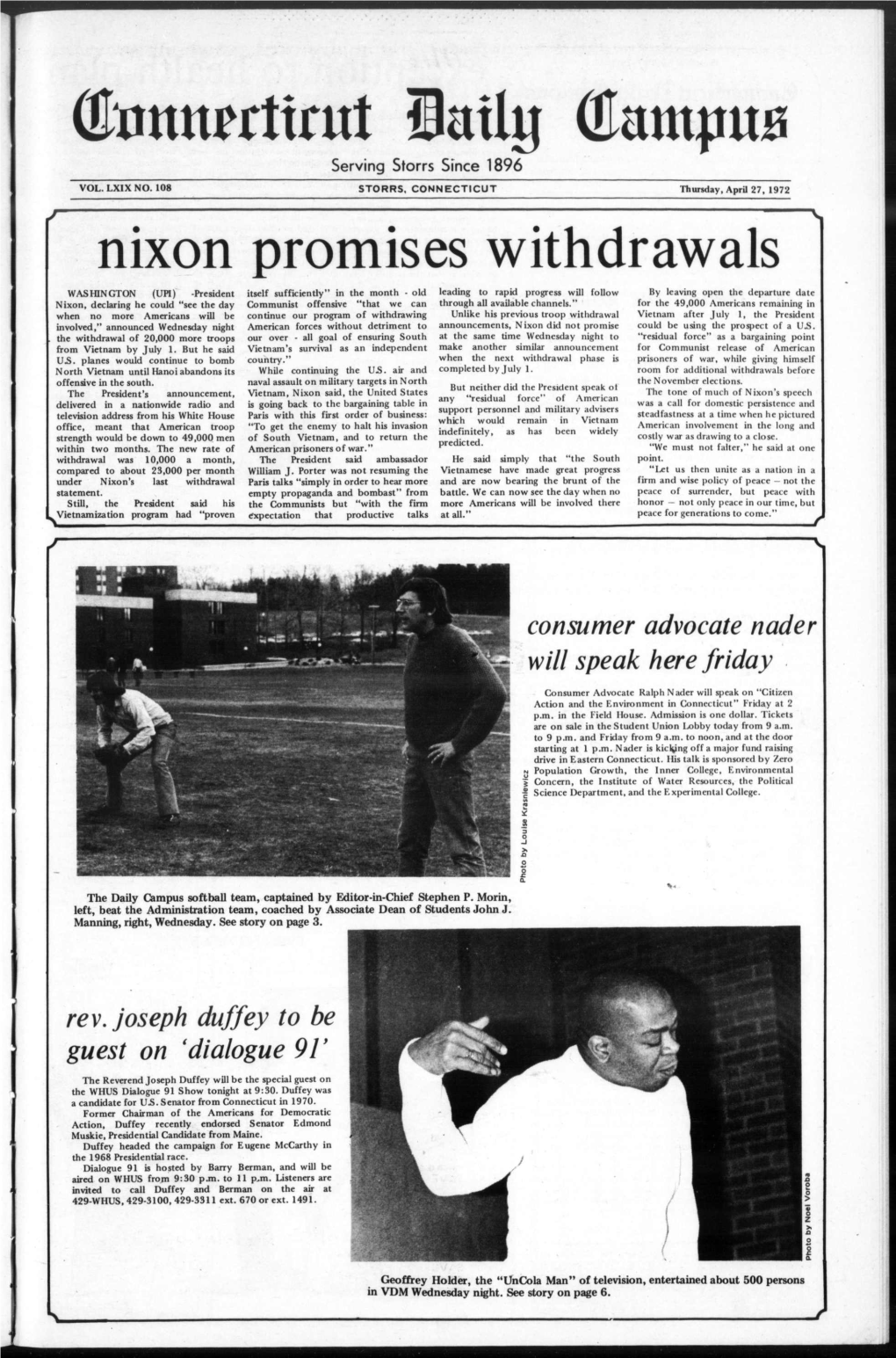 Nixon Promises Withdrawals