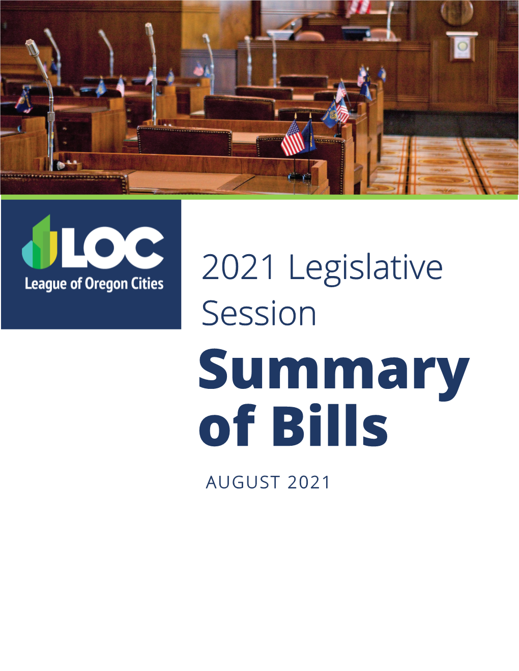 2021 Legislative Bill Summary Available