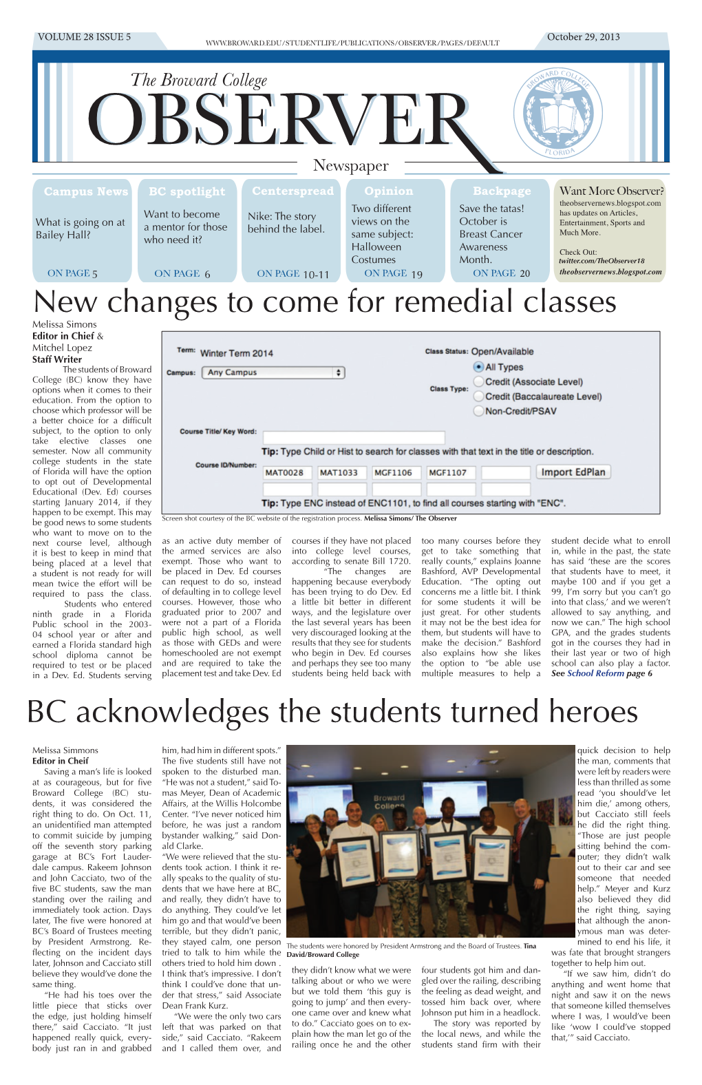 New Changes to Come for Remedial Classes BC Acknowledges The