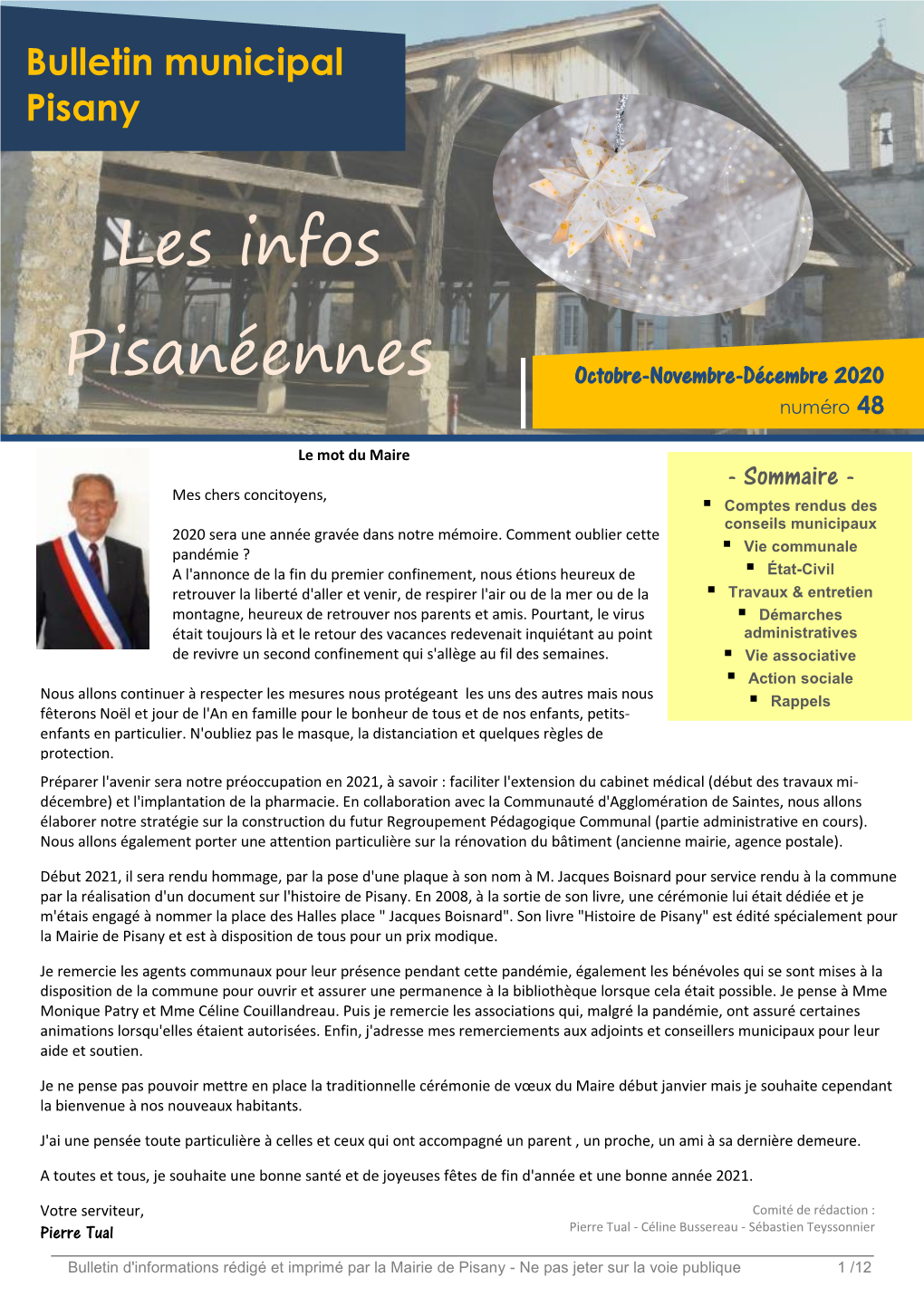 Les Infos Pisanéennes