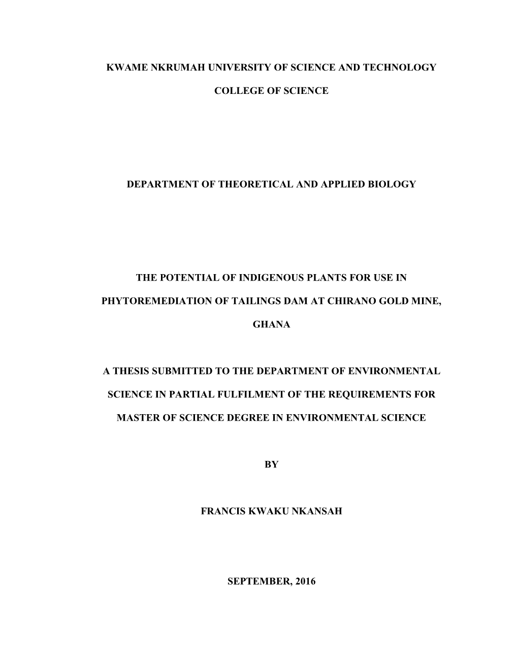 FRANCIS KWAKU NKANSAH FINAL THESIS.Pdf