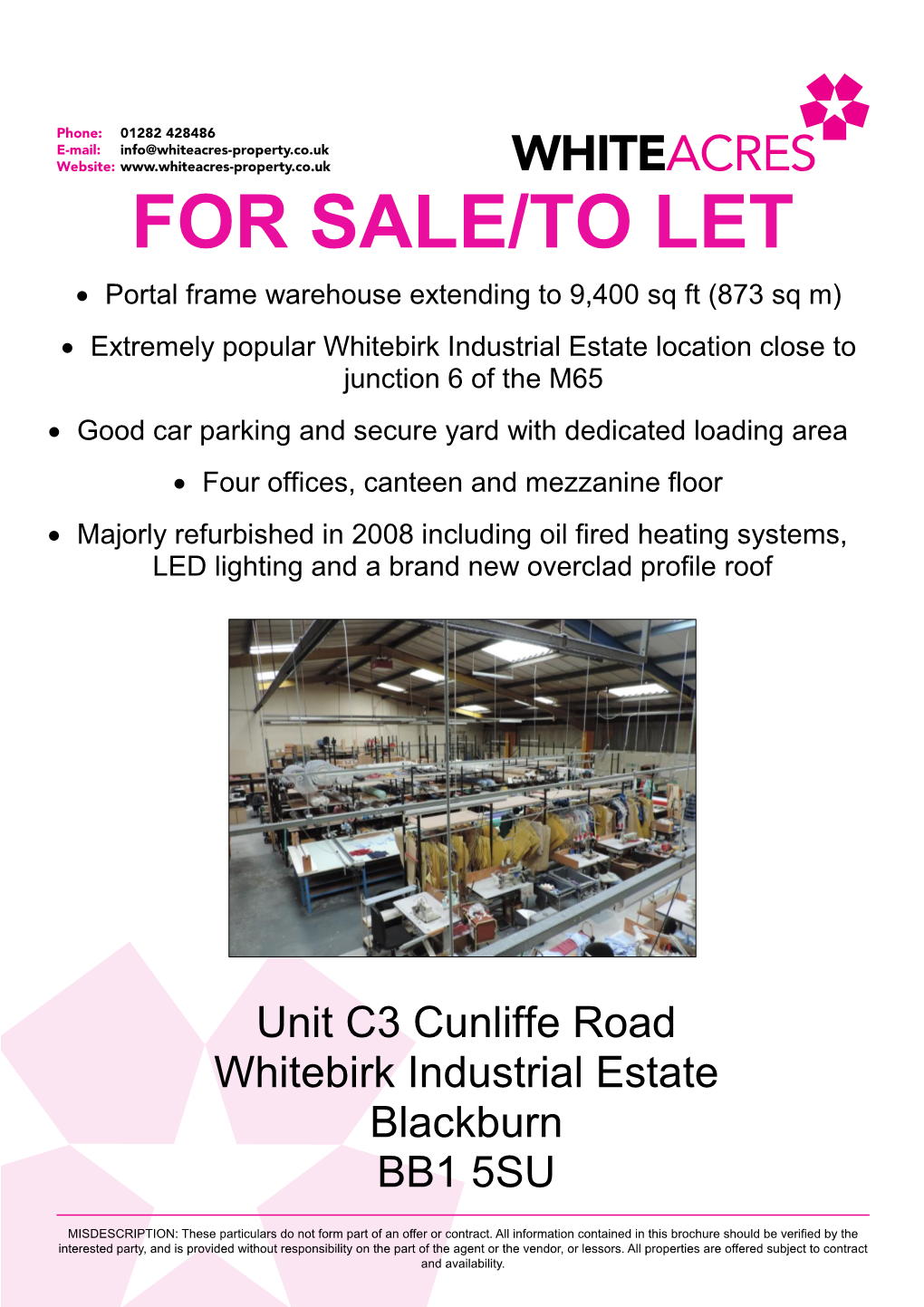 For Sale/To Let