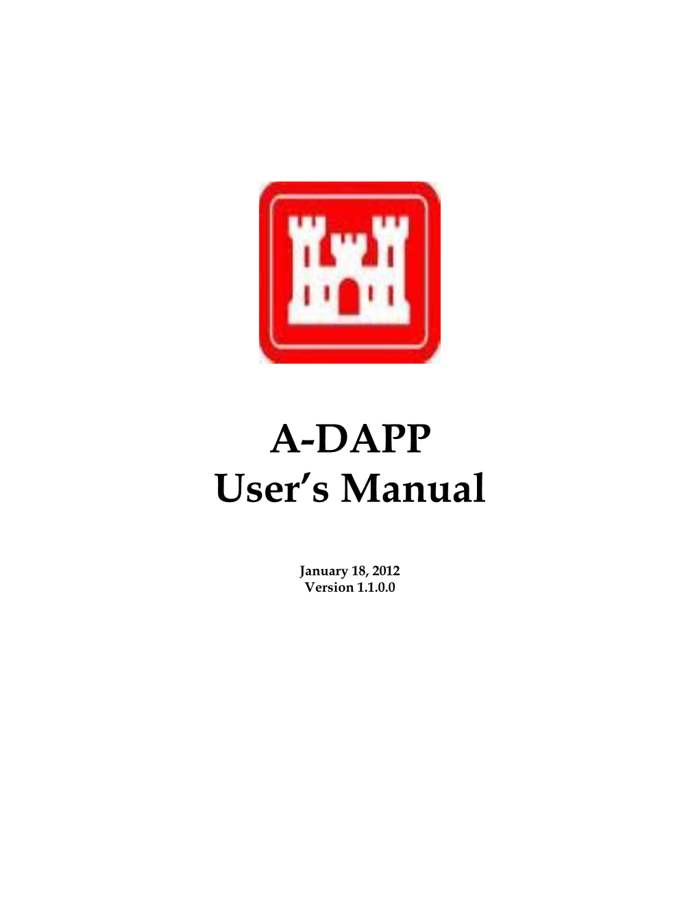 ADAPP User's Manual 1 1 0 0 20120118