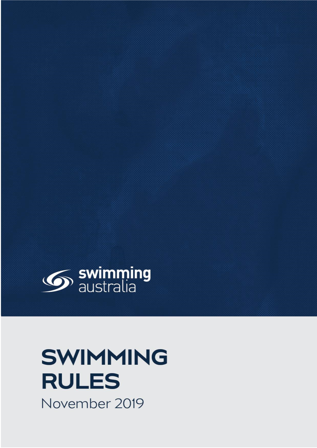 Swimming Australia Swimming Rules