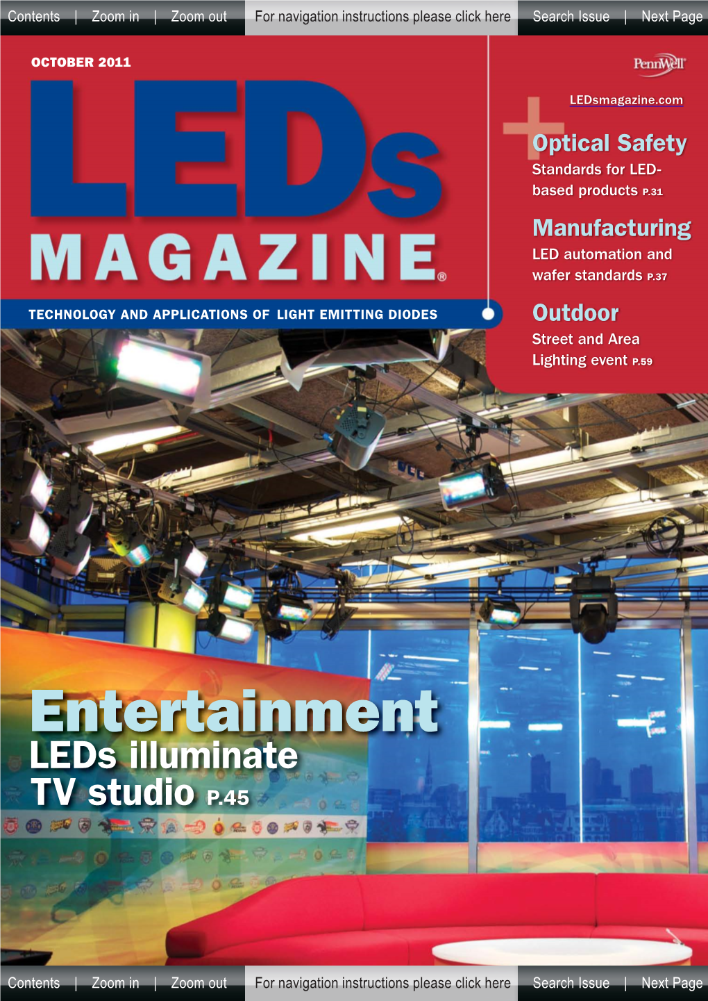 Entertainment Leds Illuminate TV Studio P.45