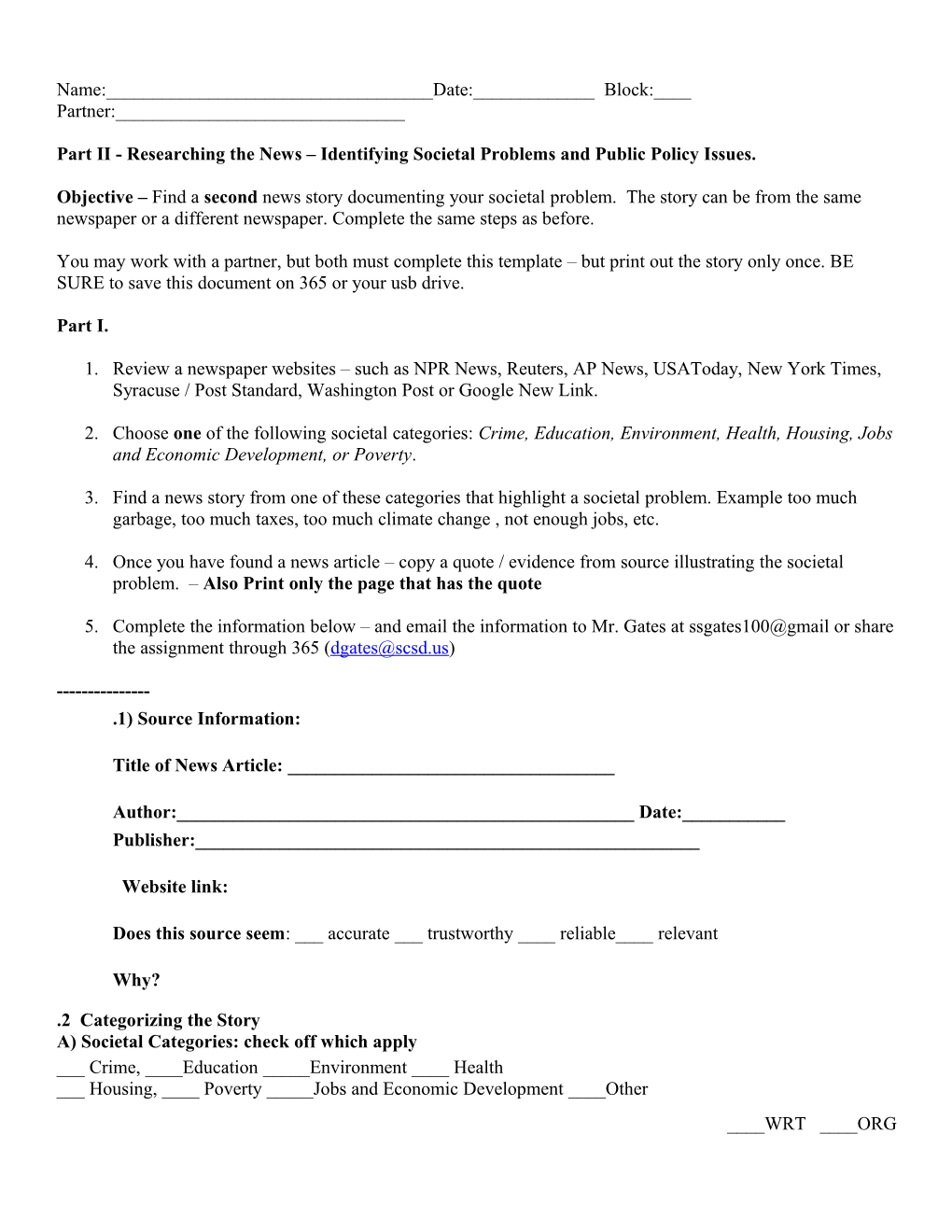 Paf 101 Module 1 Grade Sheet