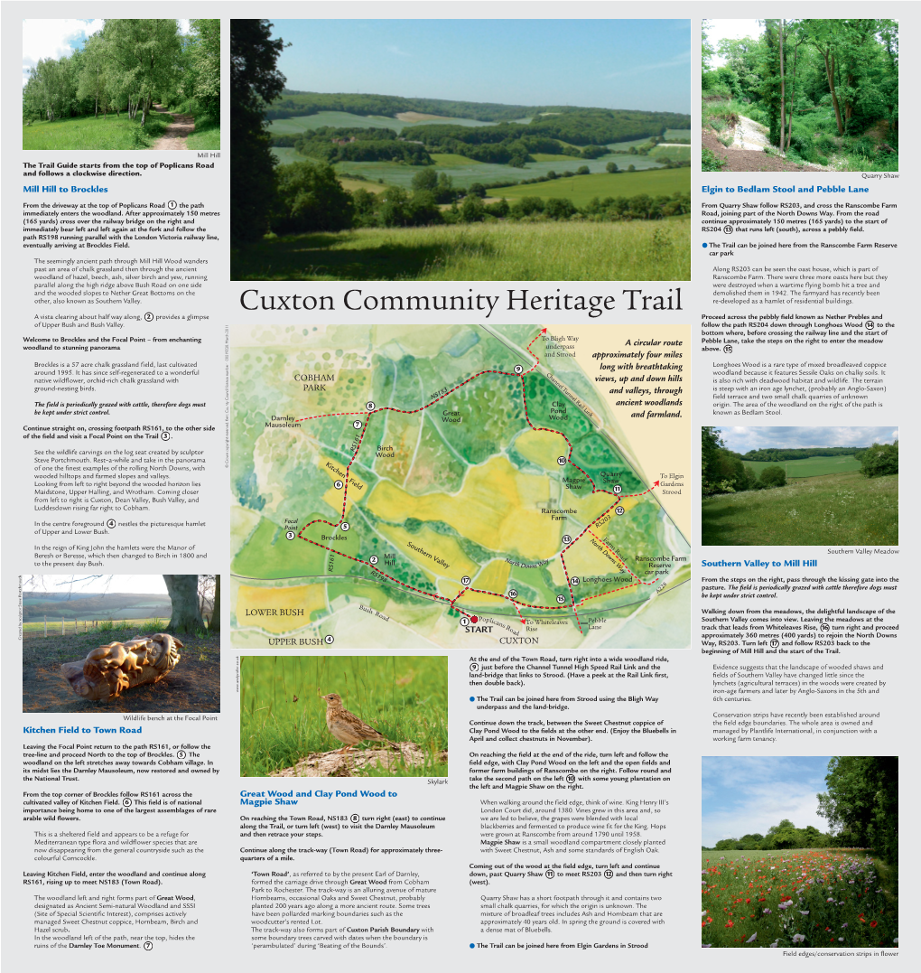 Cuxton Community Heritage Trail Re-Developed As a Hamlet of Residential Buildings
