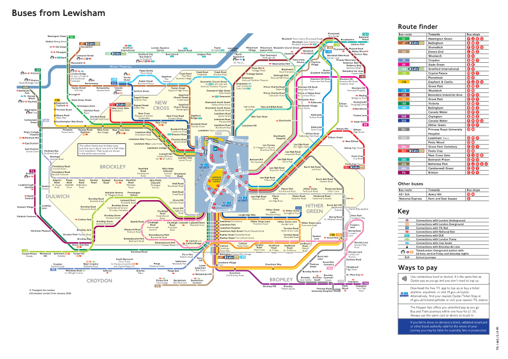 Buses from Lewisham