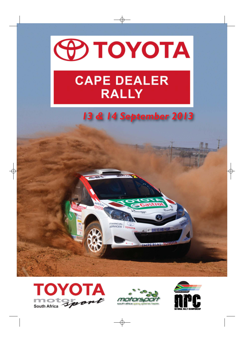 Toyota Cape Rally 2013:Layout 1