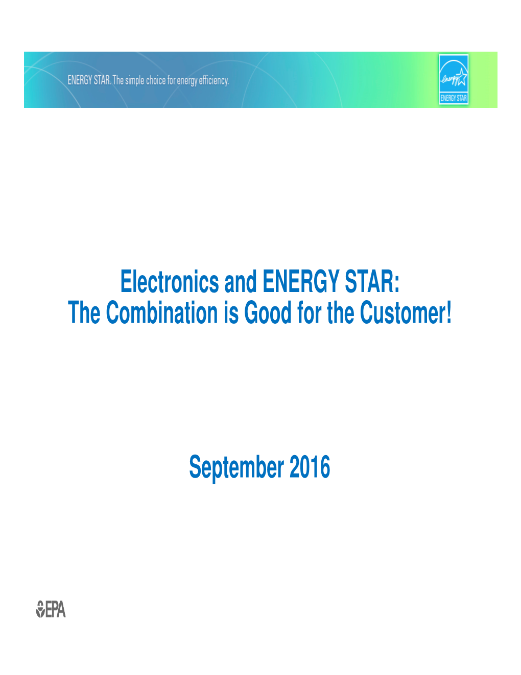 ENERGY STAR Consumer Electronics Retail Training (PDF)