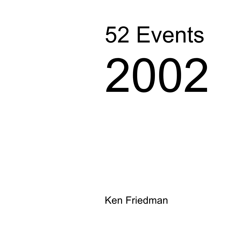 52 Events 2002