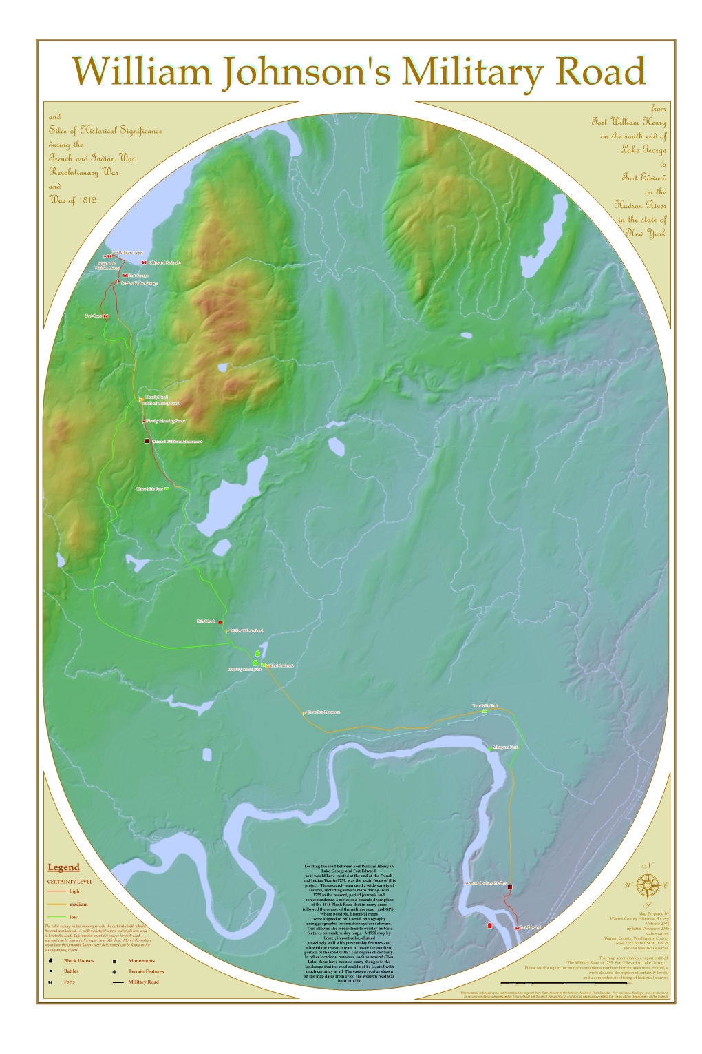 And Sites of Historical Significance During the French and Indian War