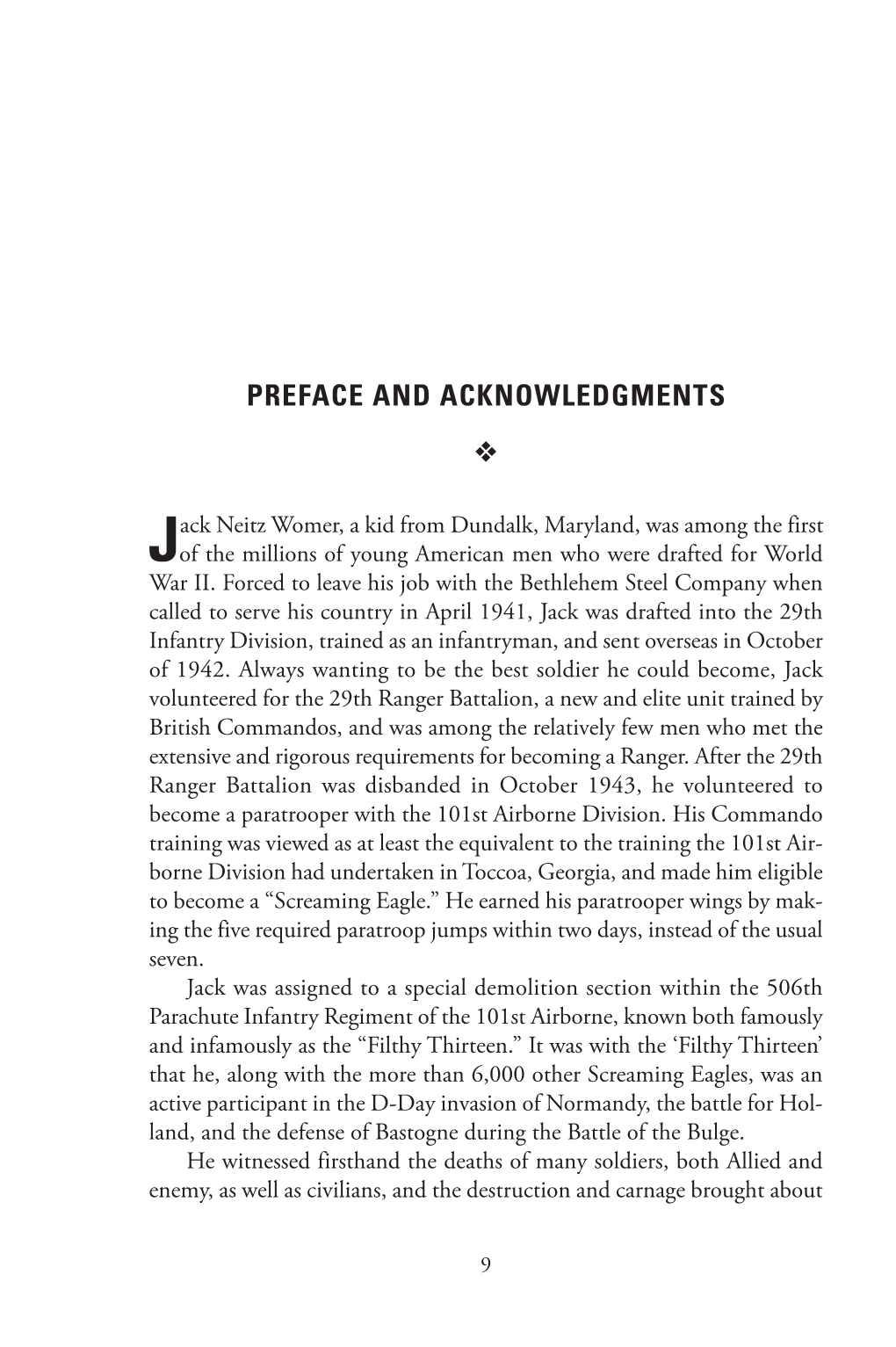 PREFACE and ACKNOWLEDGMENTS V