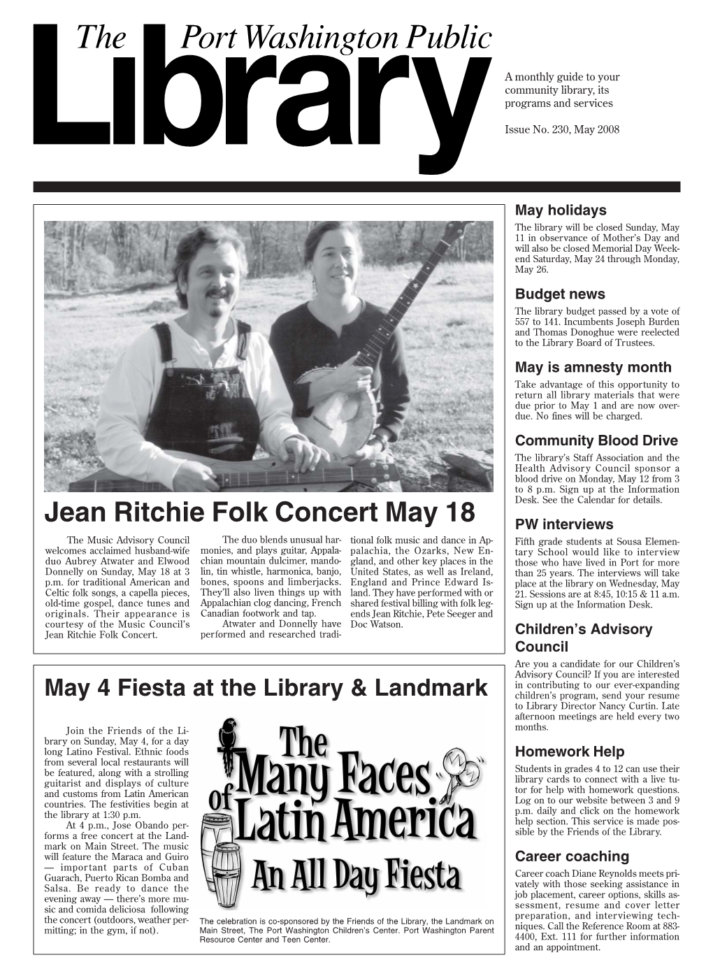 Jean Ritchie Folk Concert May 18