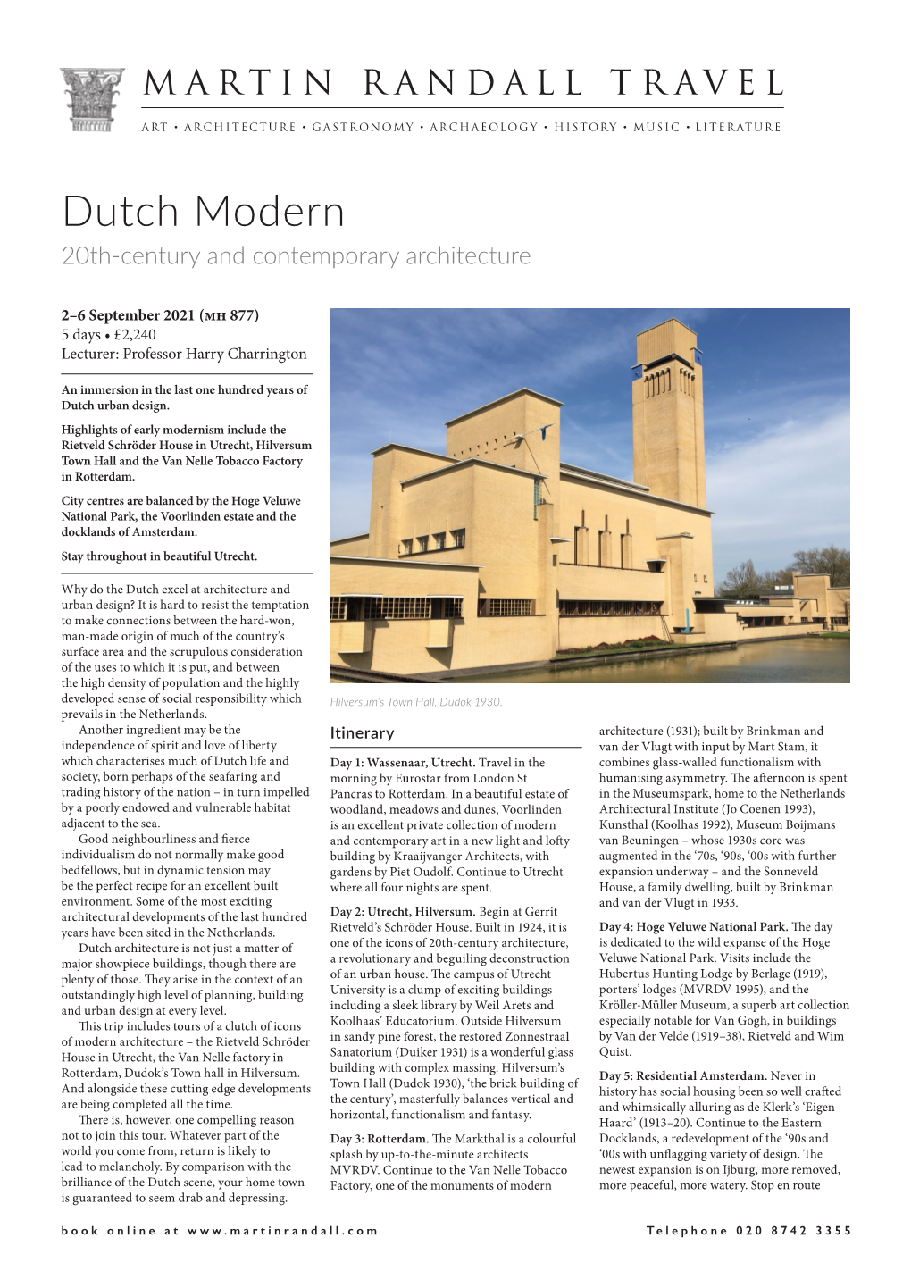 Dutch Modern 20Th-Century and Contemporary Architecture