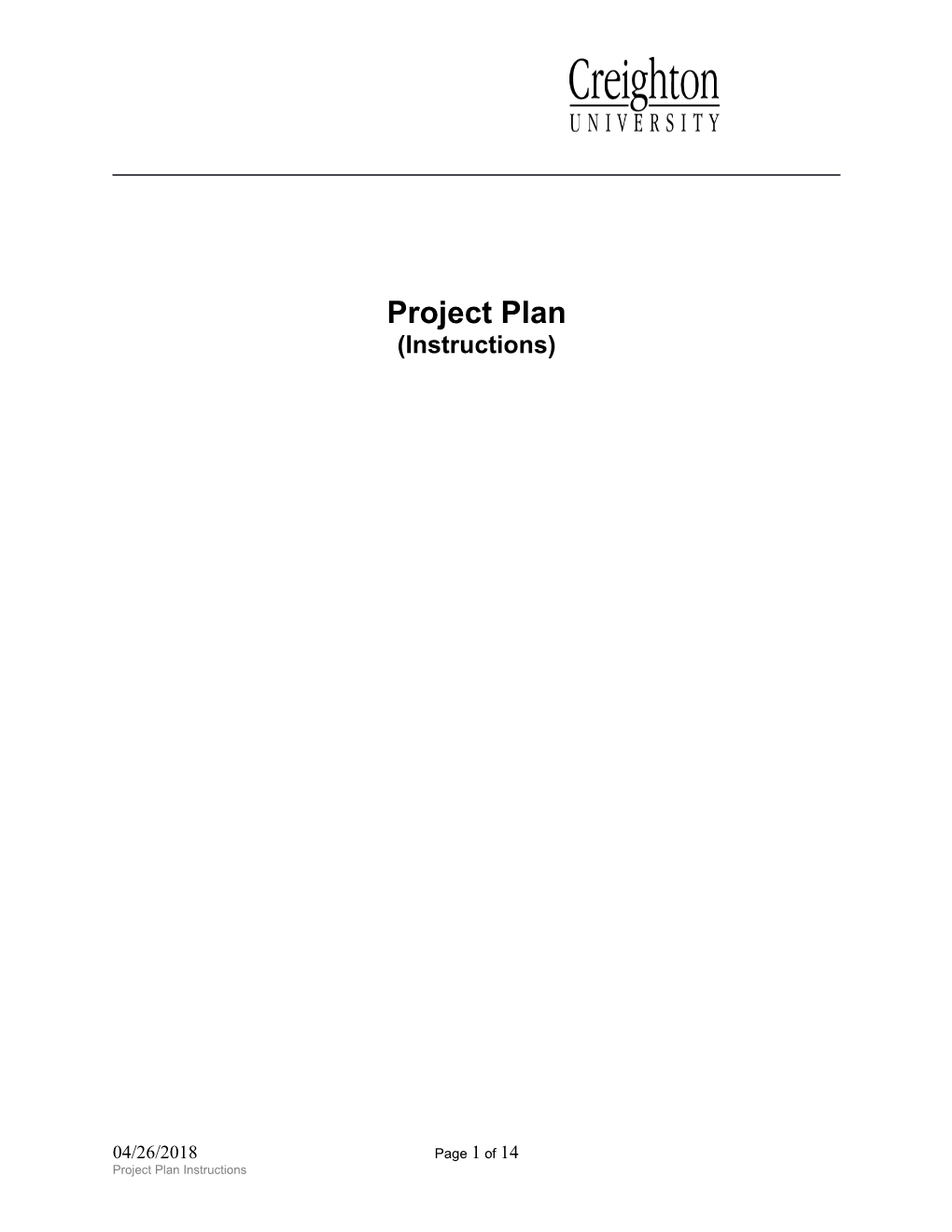 Project Plan Template s1