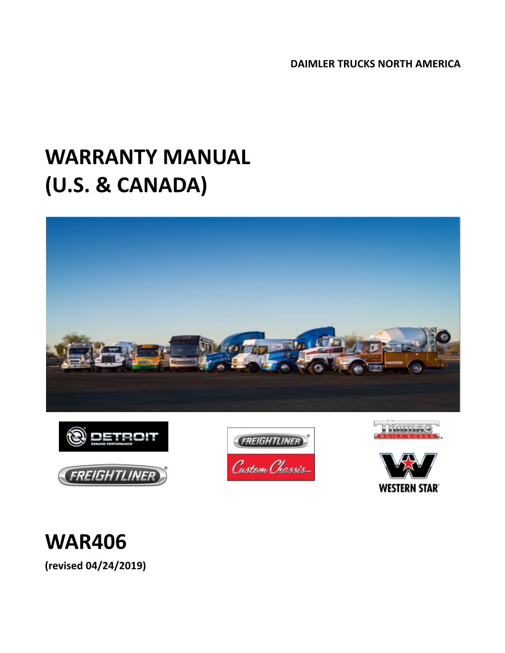 Warranty Manual (U.S
