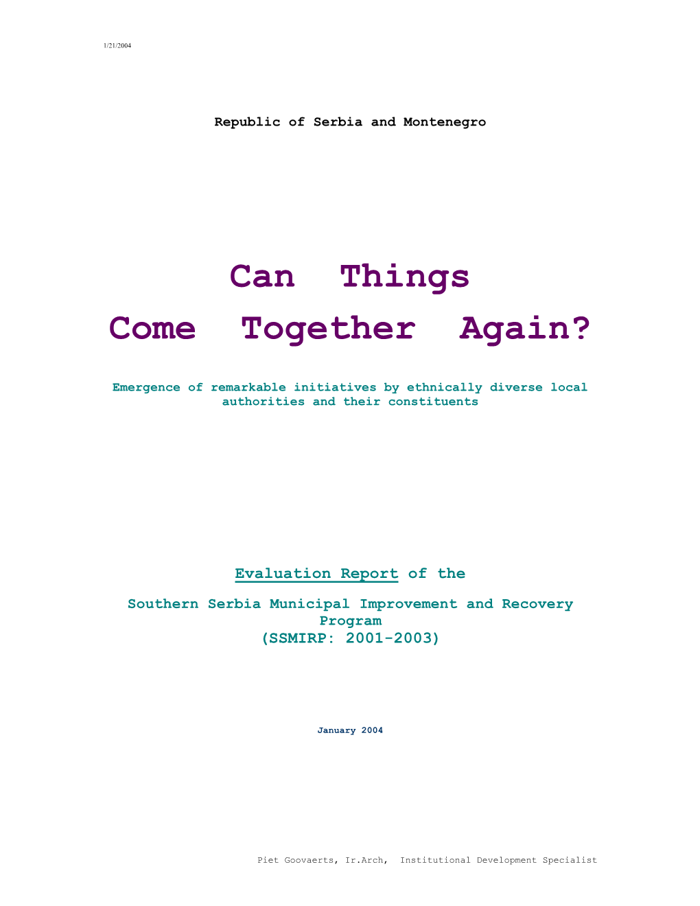 SSMIRP-Things Come Together-PG-Finaldraft-4Jan04