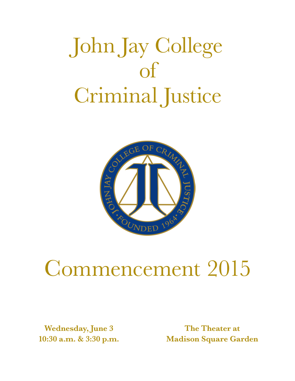 Commencement 2015