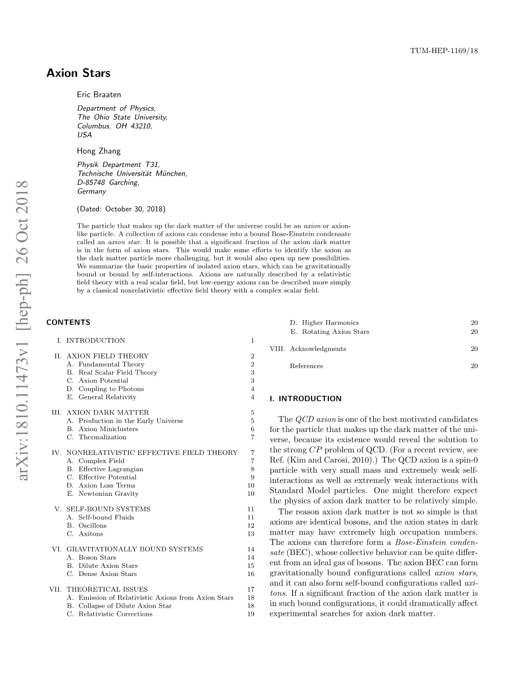 Arxiv:1810.11473V1 [Hep-Ph] 26 Oct 2018 Interactions As Well As Extremely Weak Interactions with D