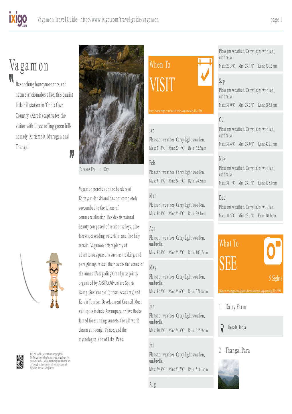 Vagamon Travel Guide - Page 1