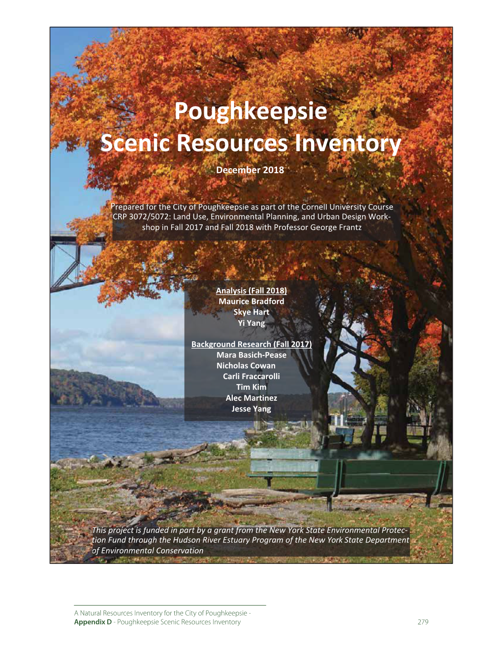 Poughkeepsie Scenic Resources Inventory December 2018