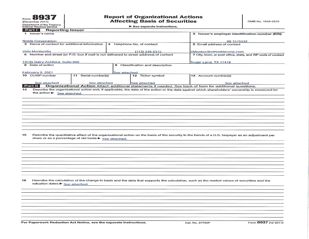 IRS Form 8937