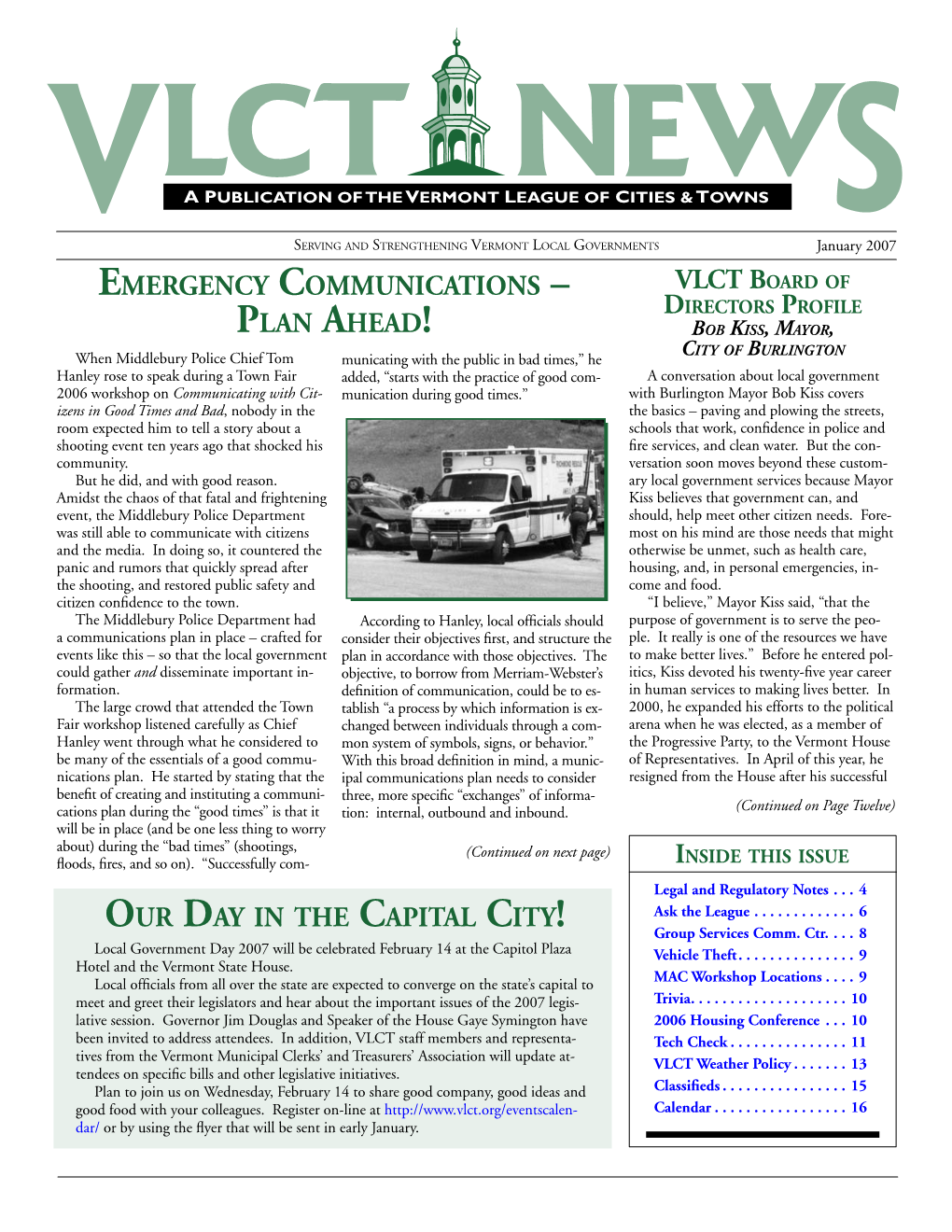 VLCT News 2007-01