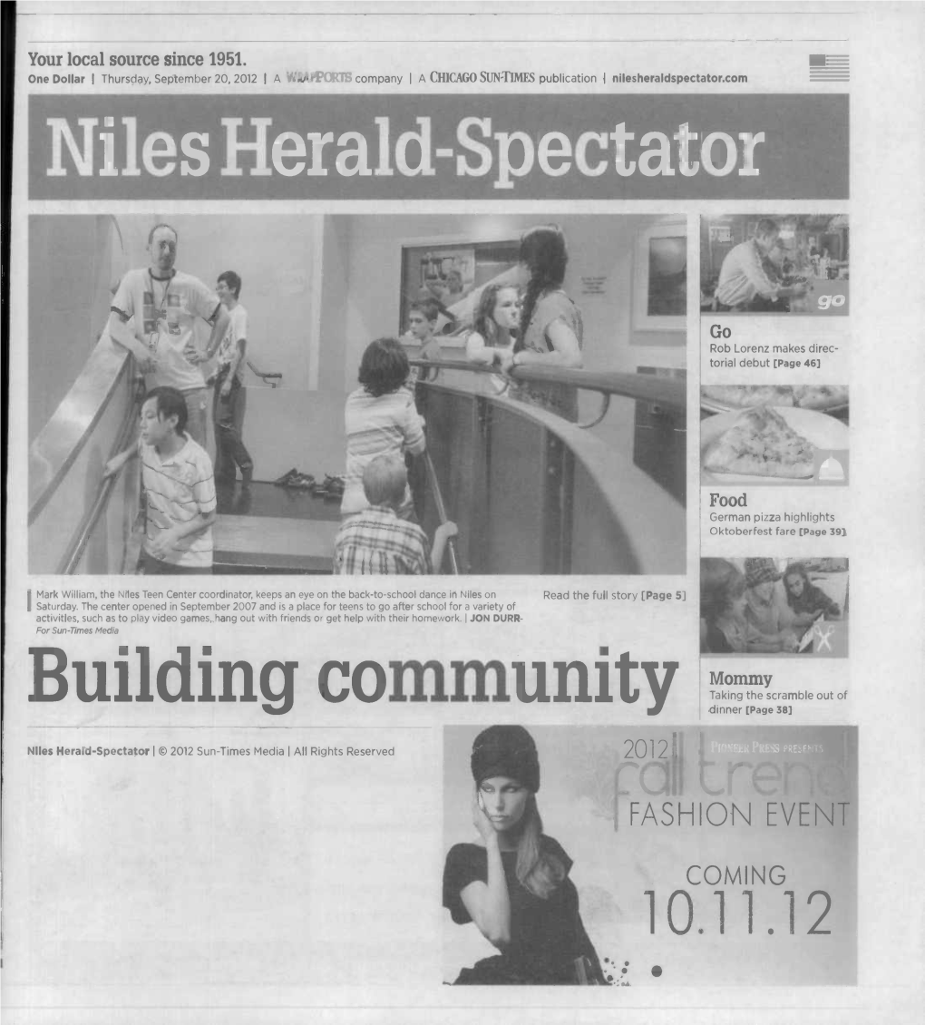 Nues Herald-Spectator Building Community