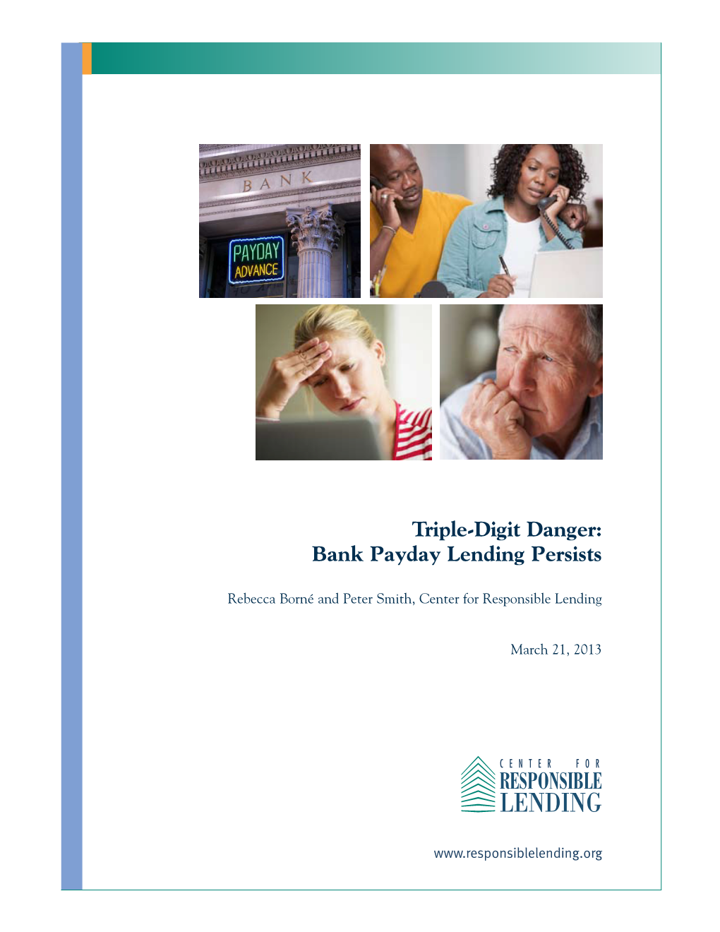 Bank Payday Lending Persists BACKGROUND