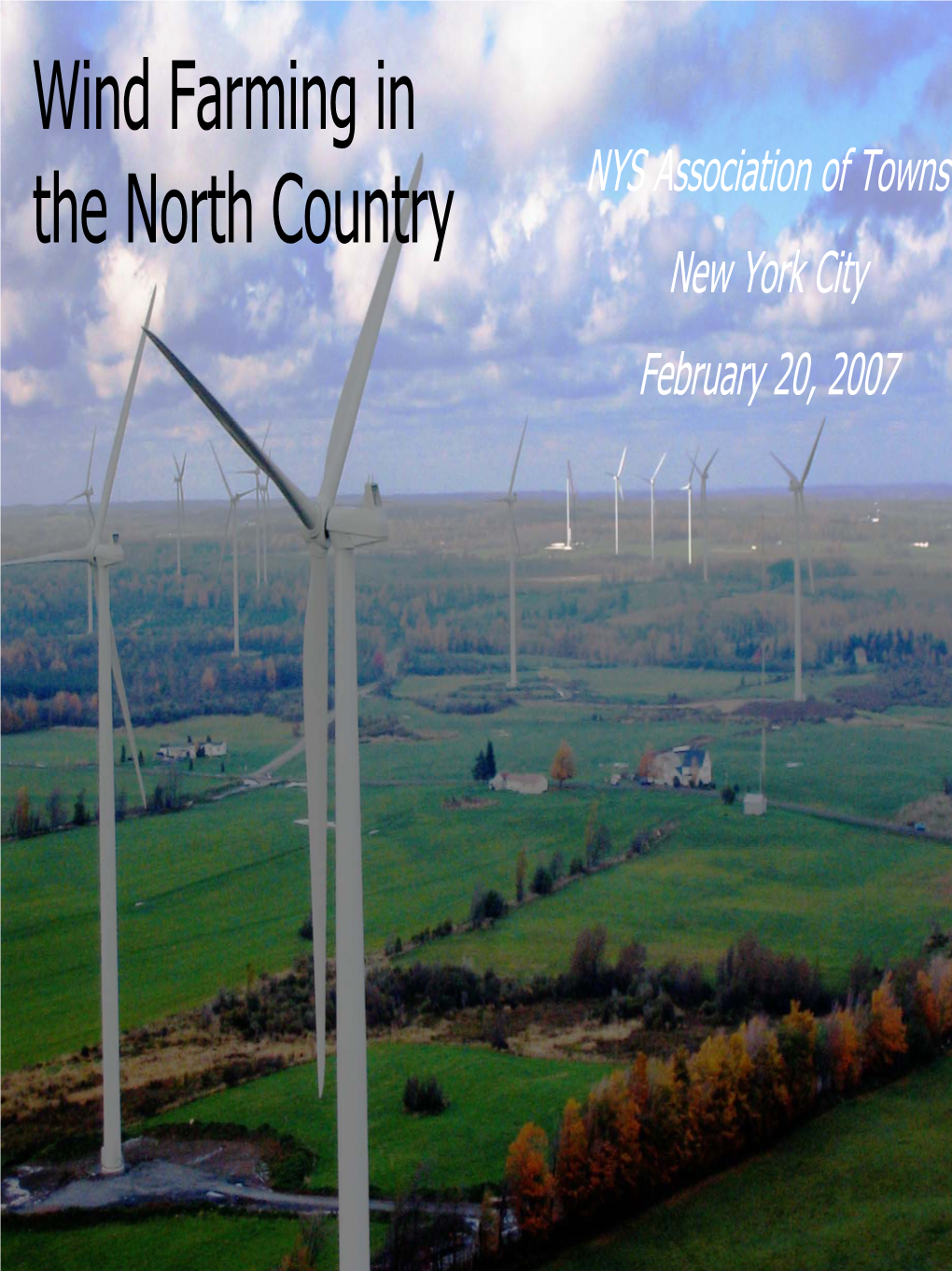 Wind Power Fluctuations