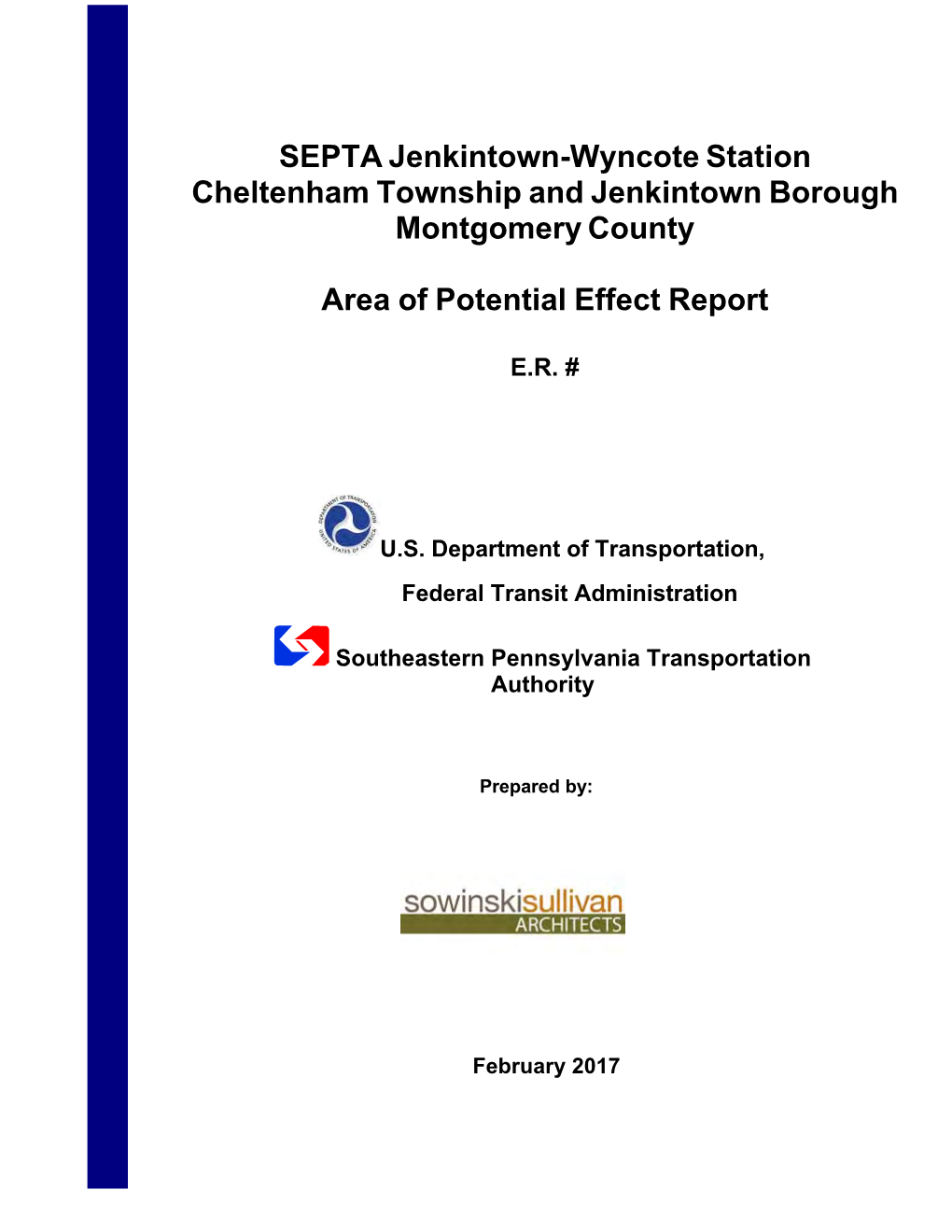 SEPTA Jenkintown-Wyncote Station Cheltenham Township and Jenkintown Borough Montgomery County