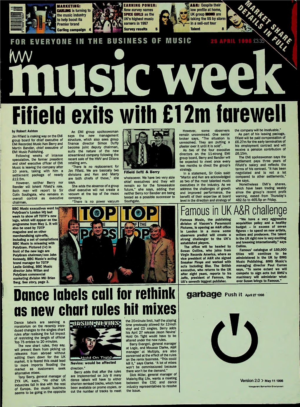 Fifield Exils with £12M Iorewell by Robert Ashton Jim Fifield Is