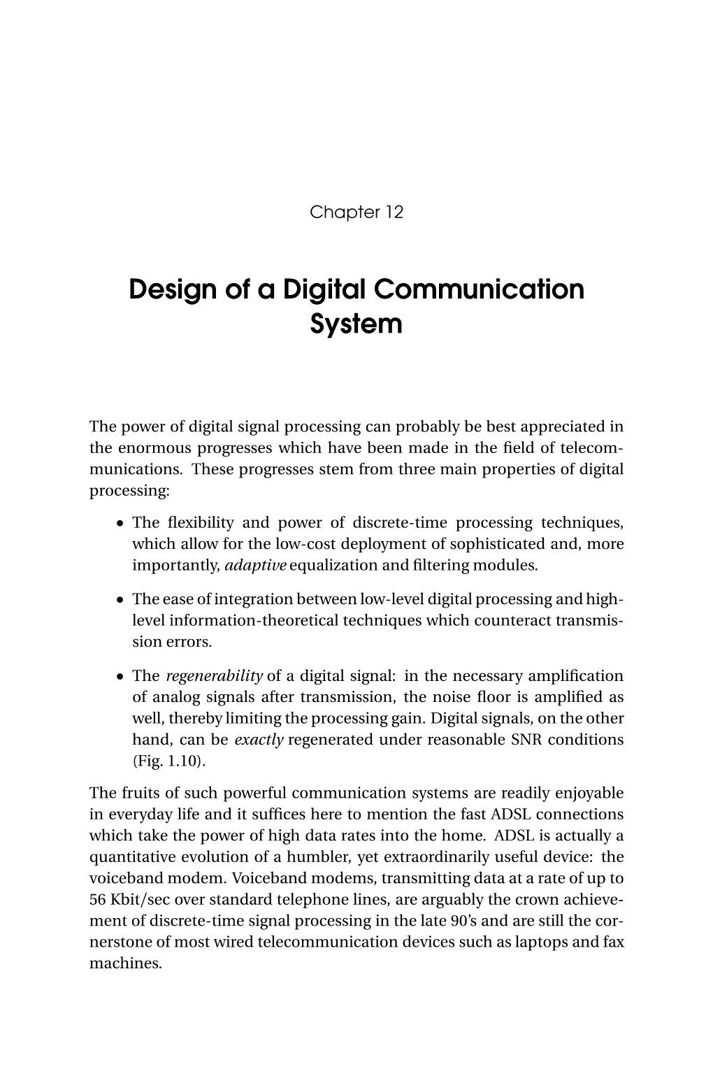 Design of a Digital Communication System