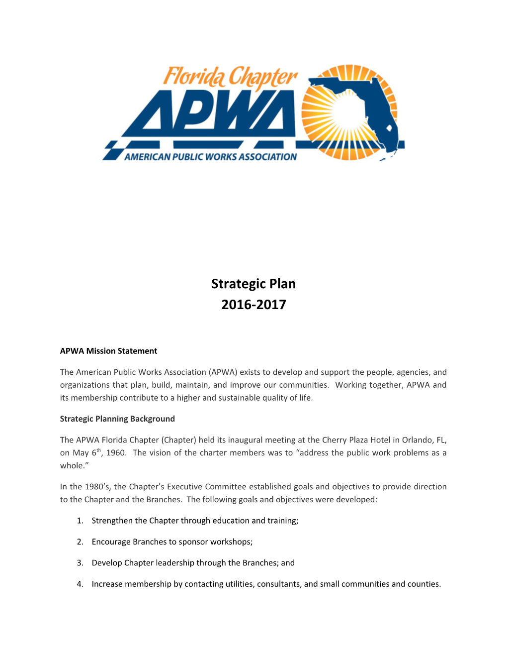 APWA Mission Statement