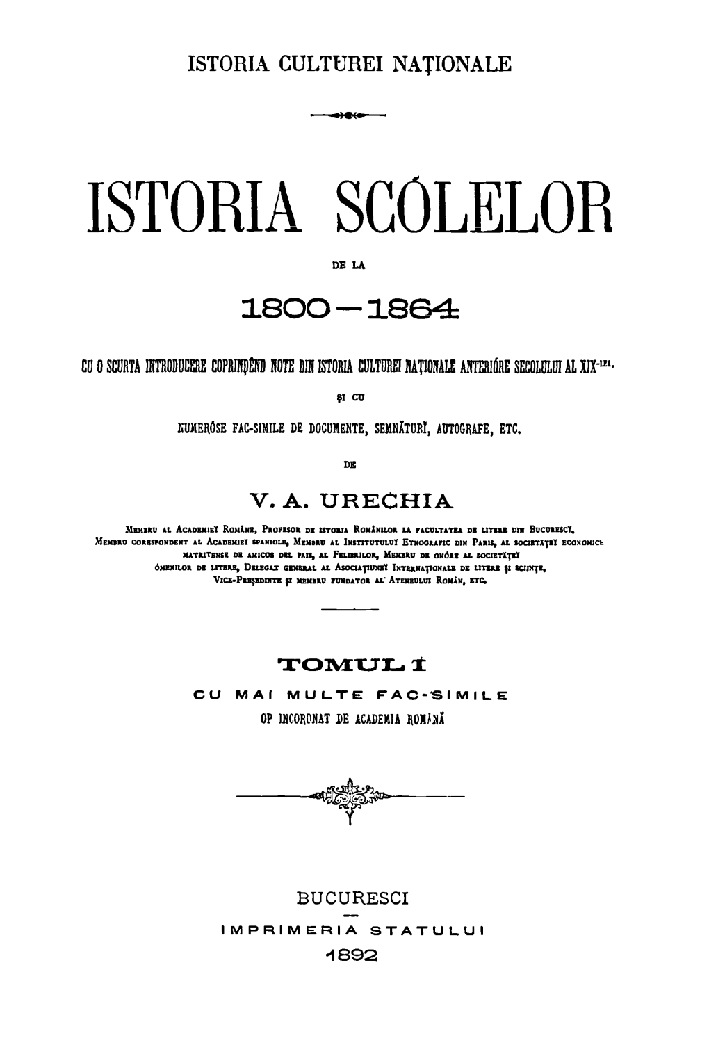 Istoria Scolelob