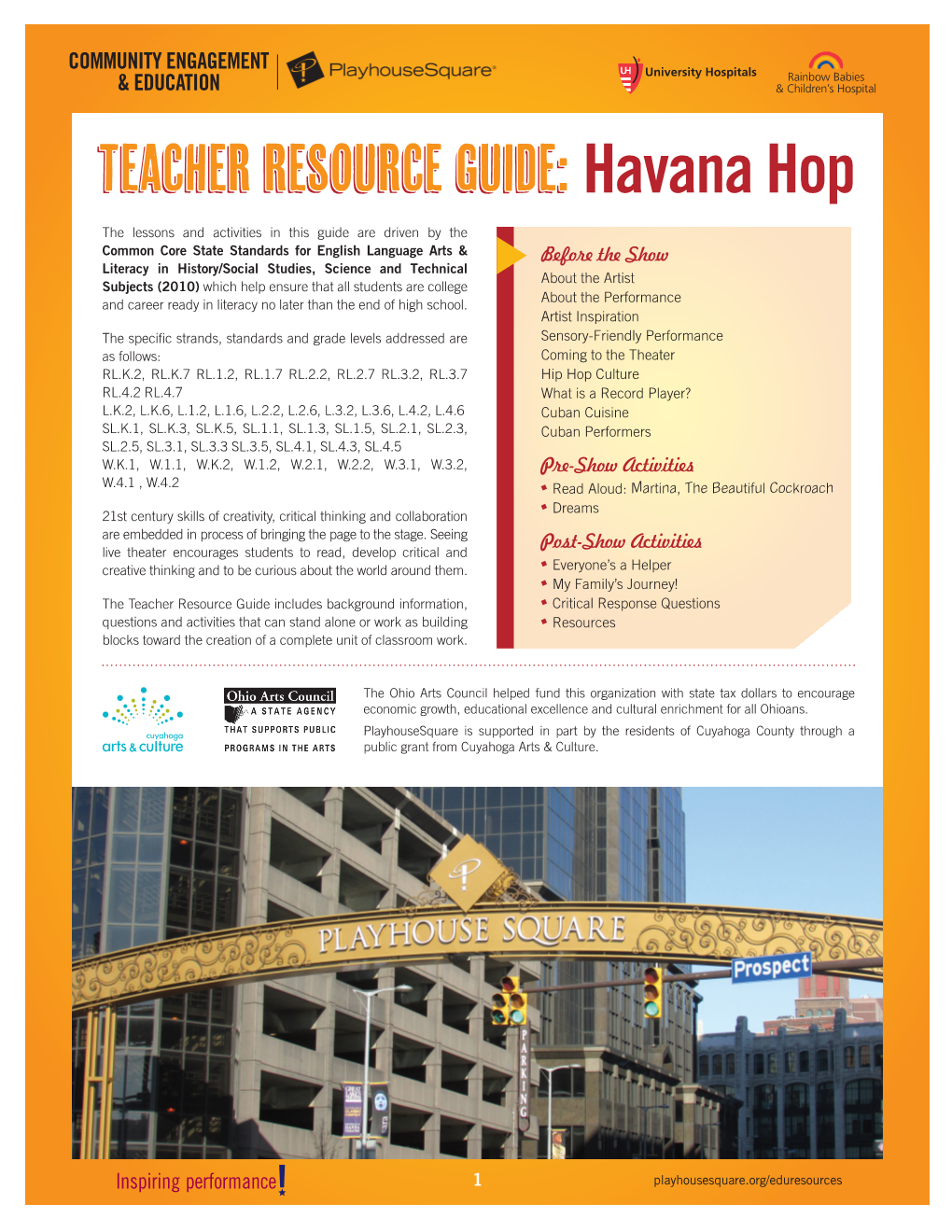 TEACHER RESOURCE GUIDE:Havana