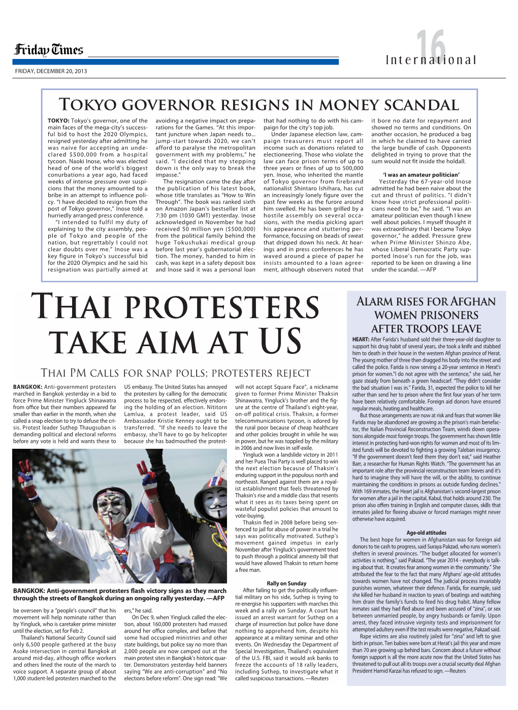 Thai PROTESTERS TAKE Aim at US